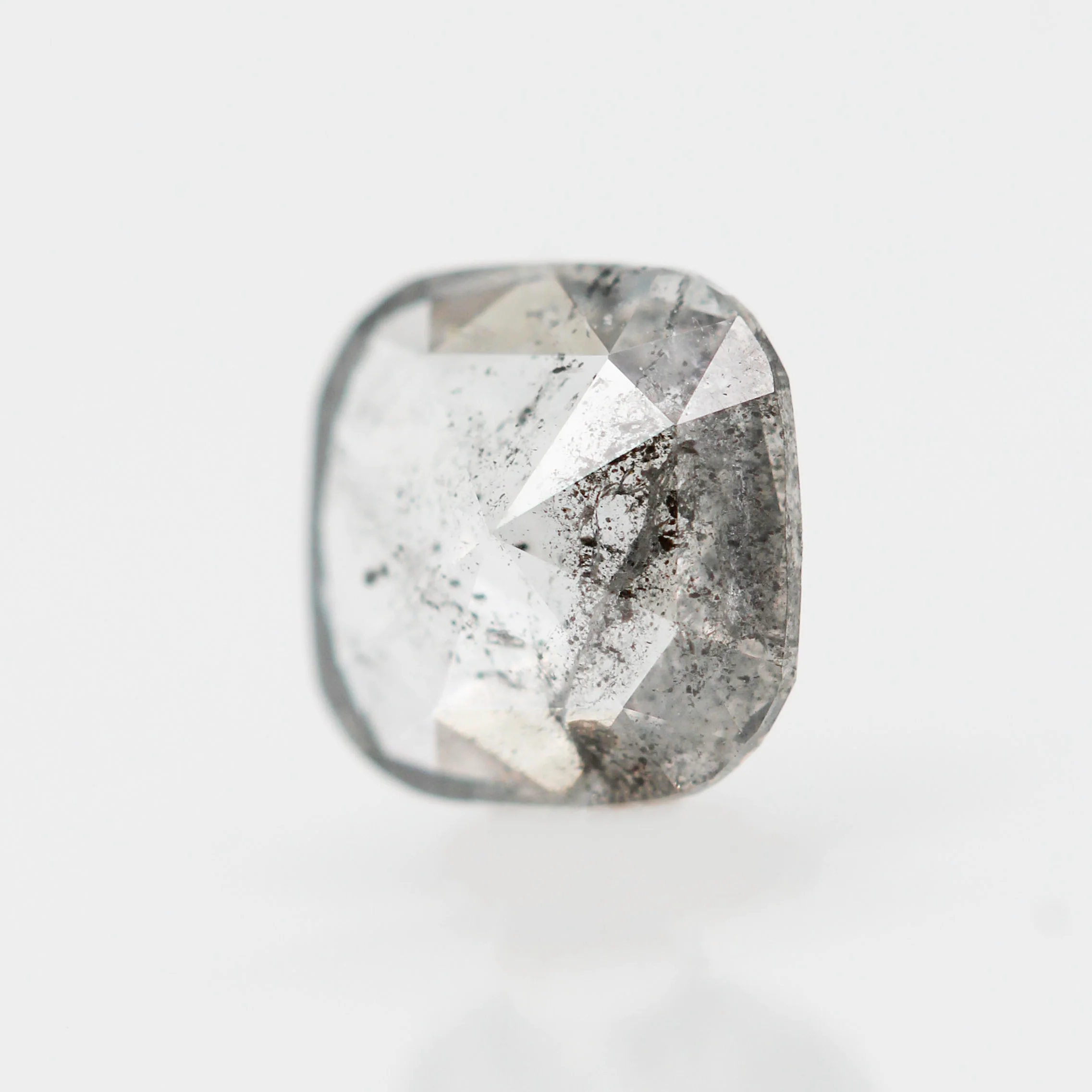 0.74 Carat Cushion Cut Salt and Pepper Diamond for Custom Work - Inventory Code DCC074 - Image 5