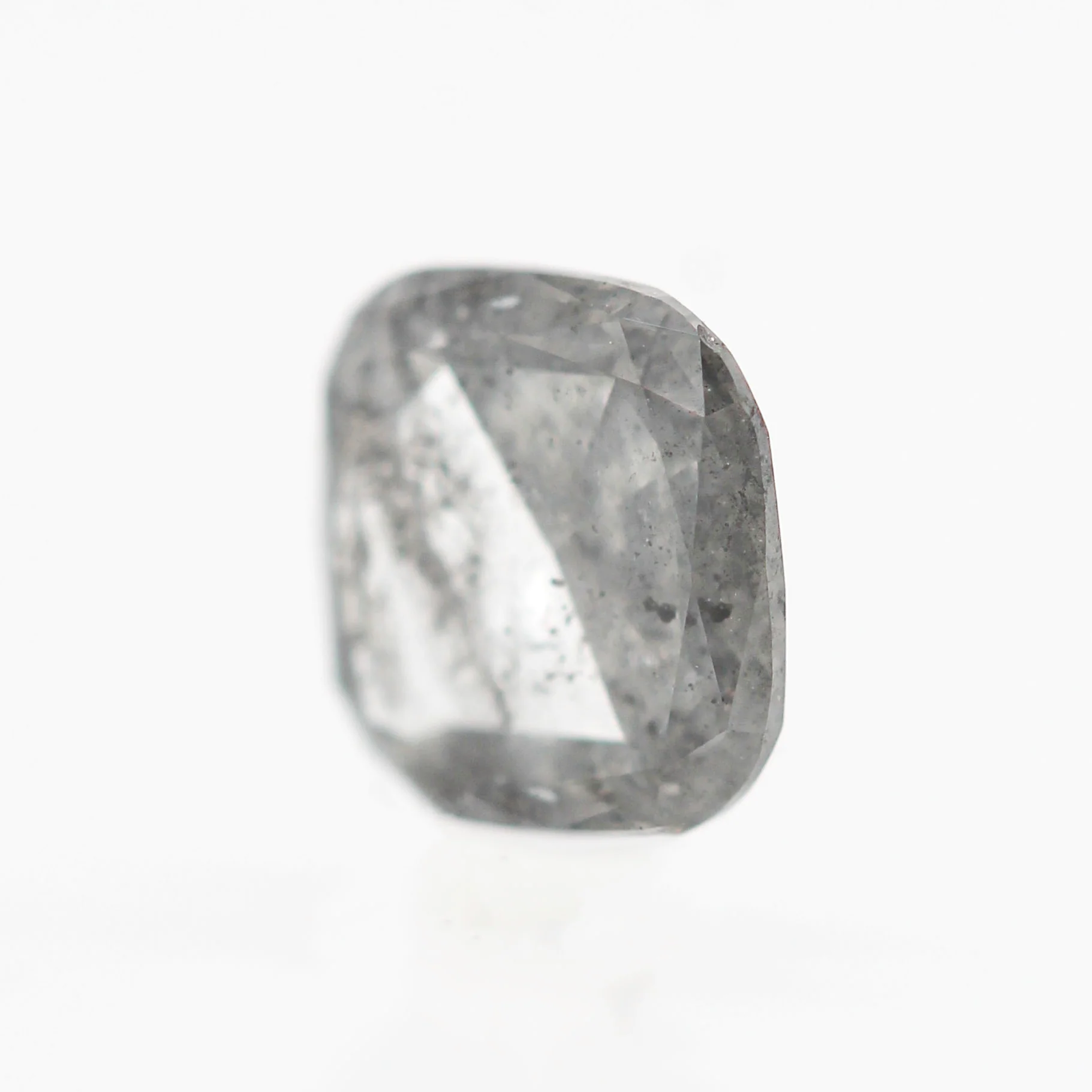 0.74 Carat Cushion Cut Salt and Pepper Diamond for Custom Work - Inventory Code DCC074 - Image 8