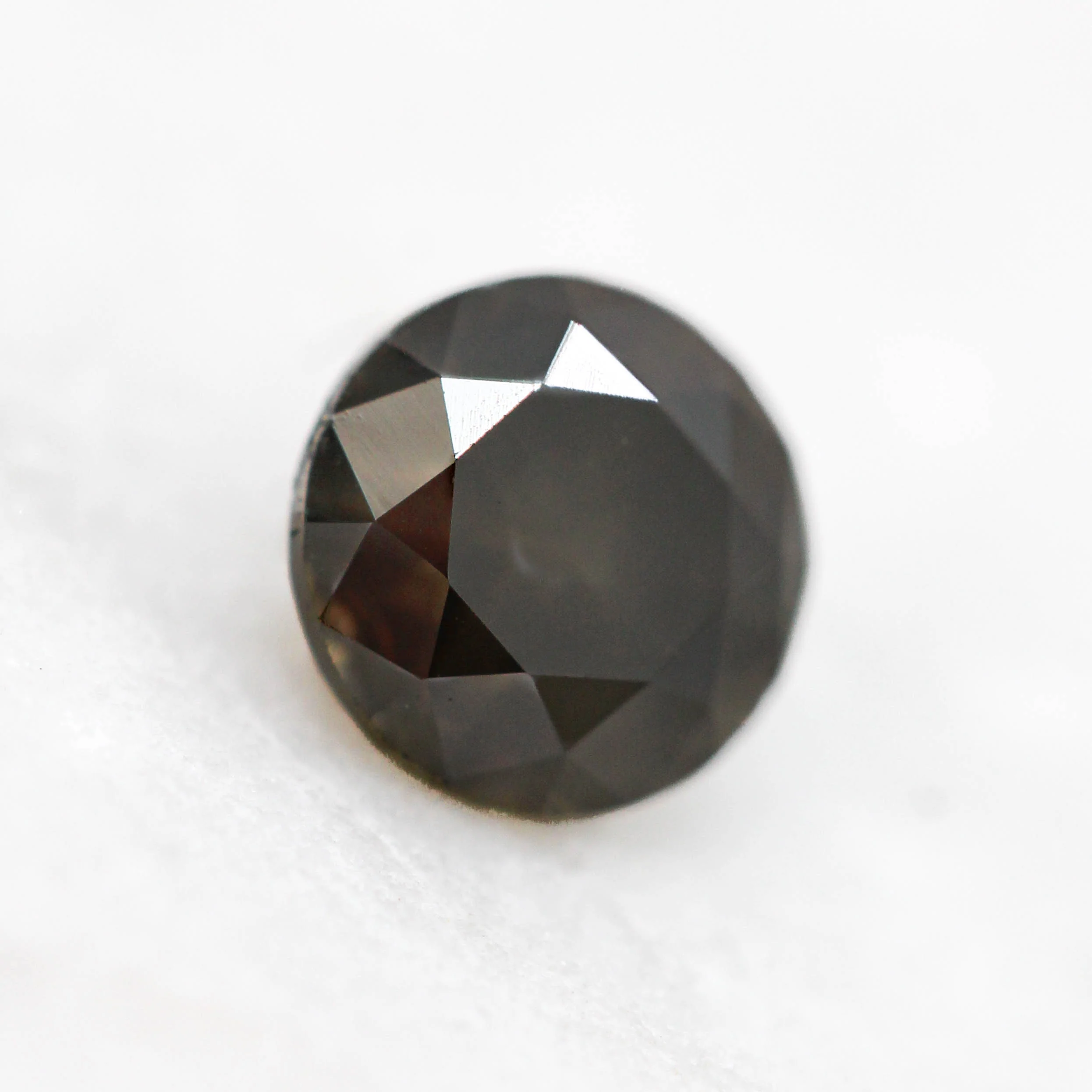 0.80 Carat Round Brown Diamond for Custom Work - Inventory Code NBR080 - Image 3
