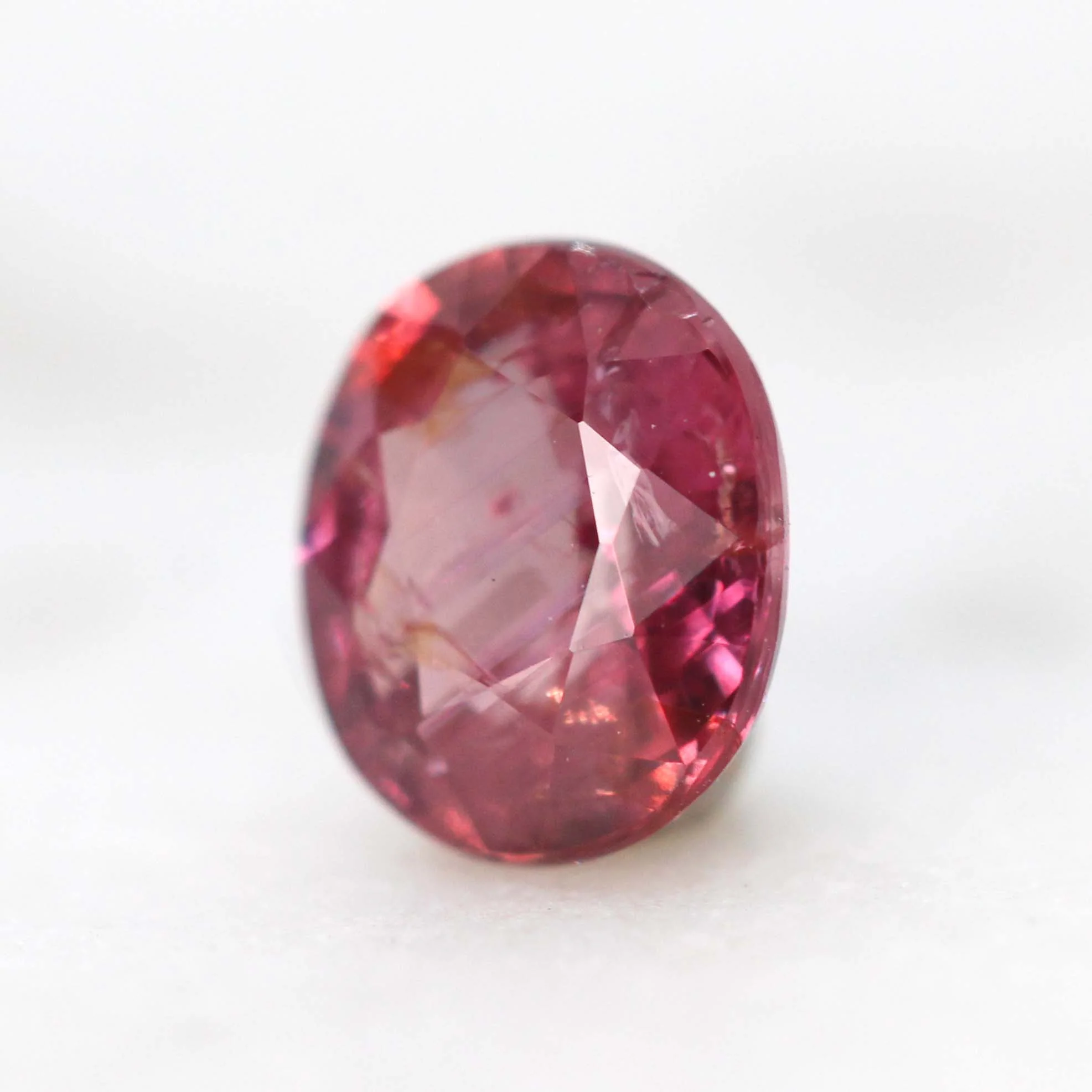 0.82 Carat Pink Oval Sapphire for Custom Work - Inventory Code PROS082 - Image 3