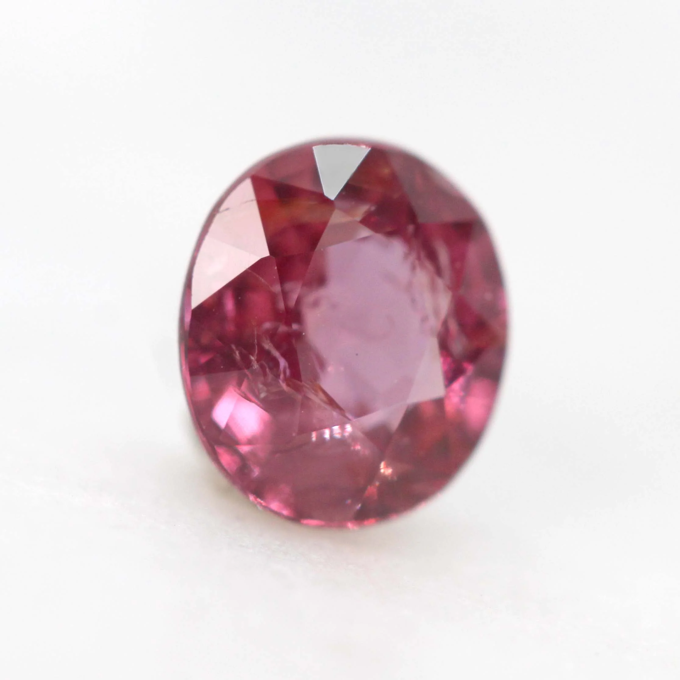 0.82 Carat Pink Oval Sapphire for Custom Work - Inventory Code PROS082 - Image 4