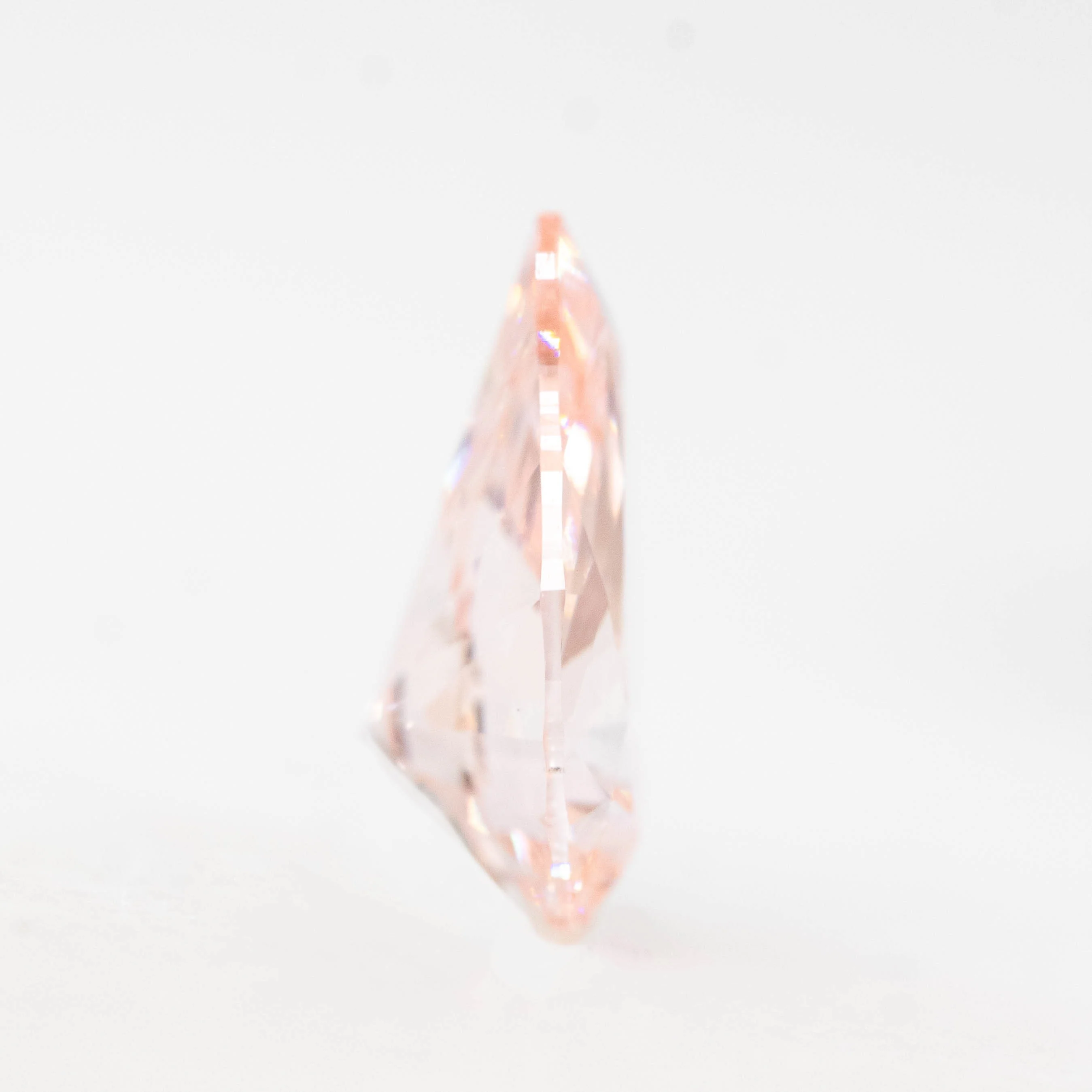~1.00 Carat Pink Lab Grown Pear Diamond for Custom Work - Inventory Code LGPD098 - Image 5