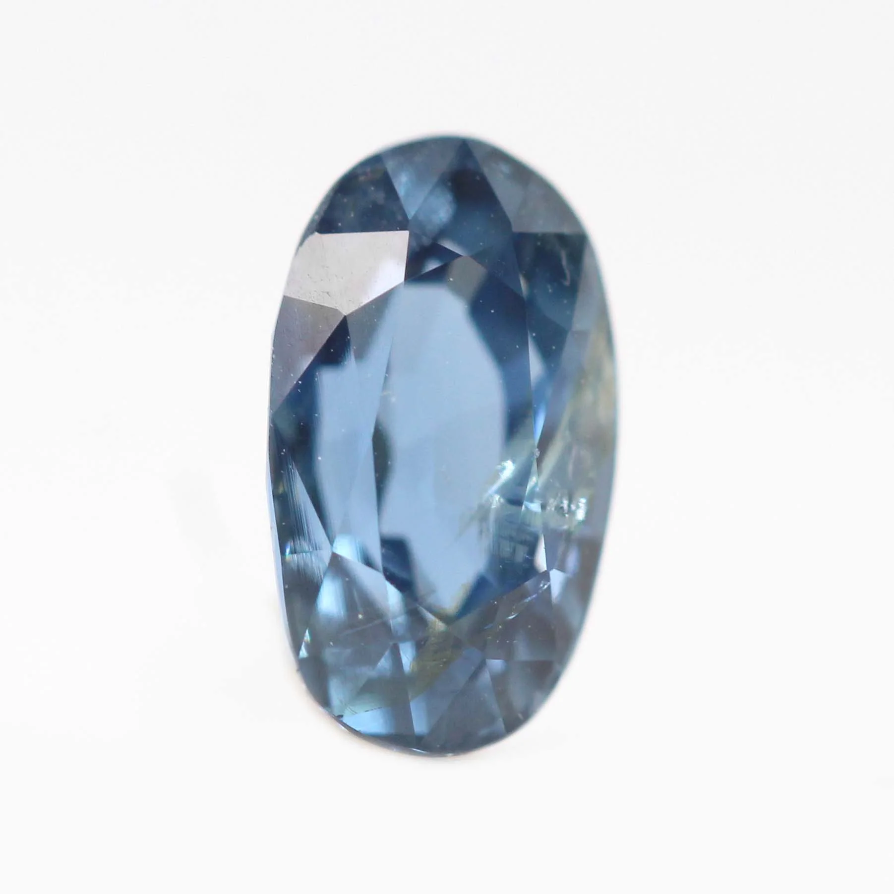 1.20 Carat Blue Oval Sapphire for Custom Work - Inventory Code BOSAP12 - Image 4