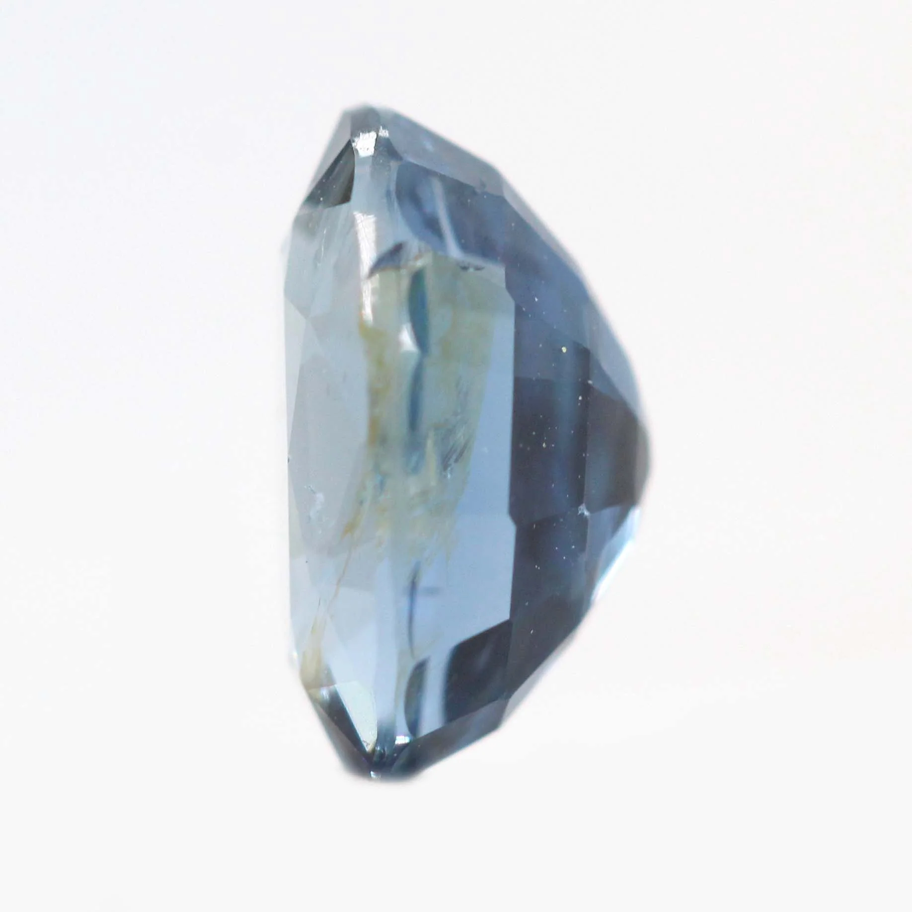 1.20 Carat Blue Oval Sapphire for Custom Work - Inventory Code BOSAP12 - Image 5