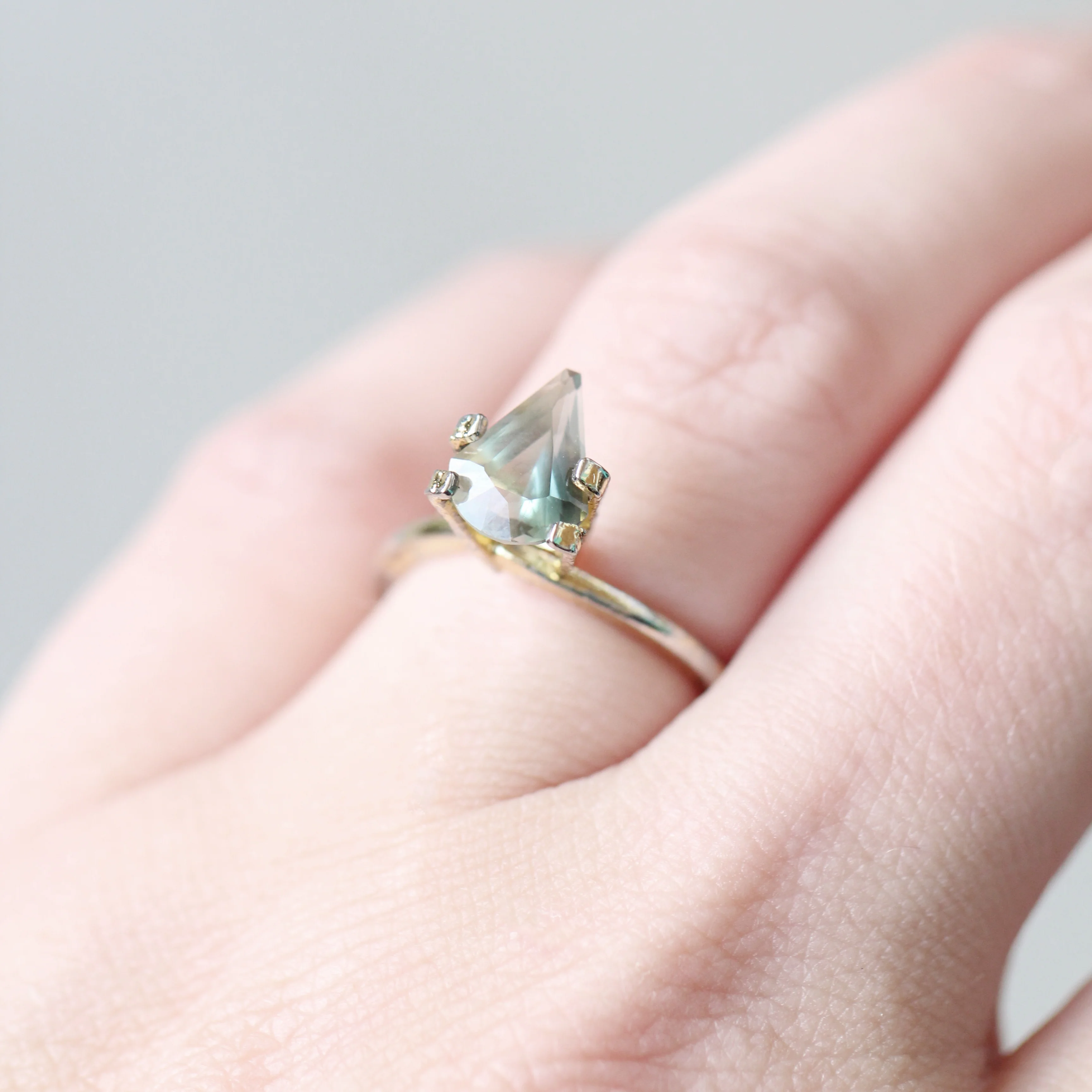 1.34ct Geometric Pear Oregon Sunstone for Custom Work - Inventory Code SUN134 - Image 5