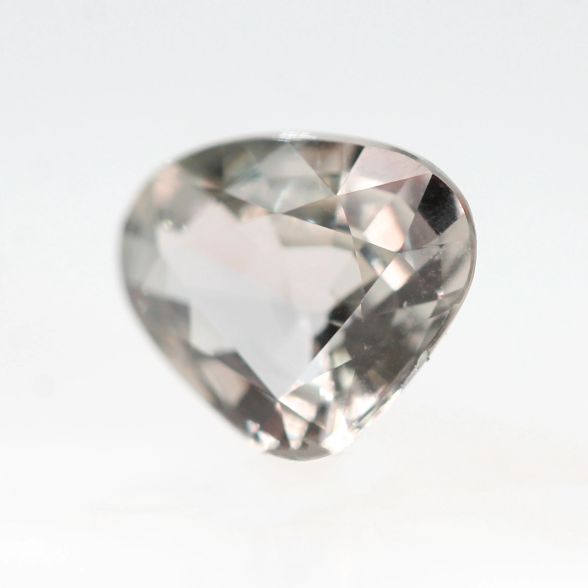 2.46 Carat Clear Gray Trillion Cut Sapphire for Custom Work - Inventory Code CGTS246 - Image 3