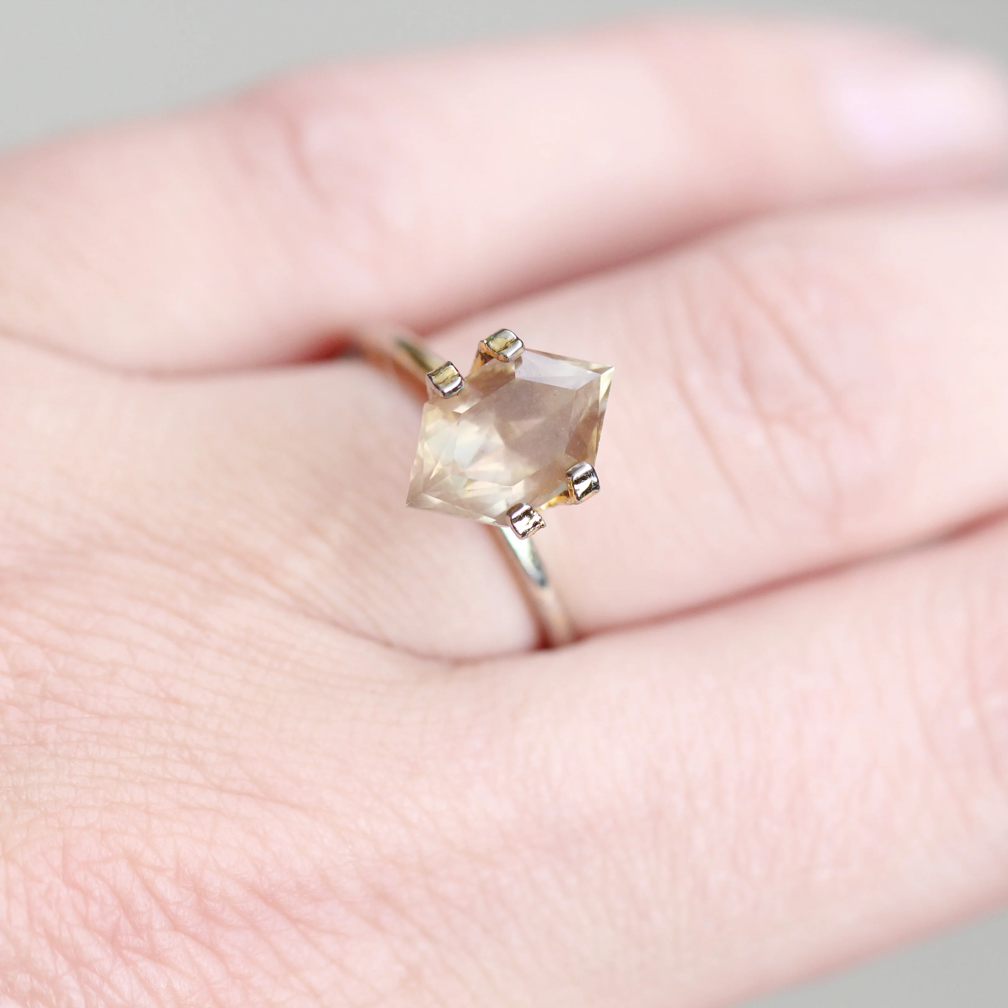 2.52ct Elongated Hexagon Oregon Sunstone for Custom Work - Inventory Code SUN252 - Image 5