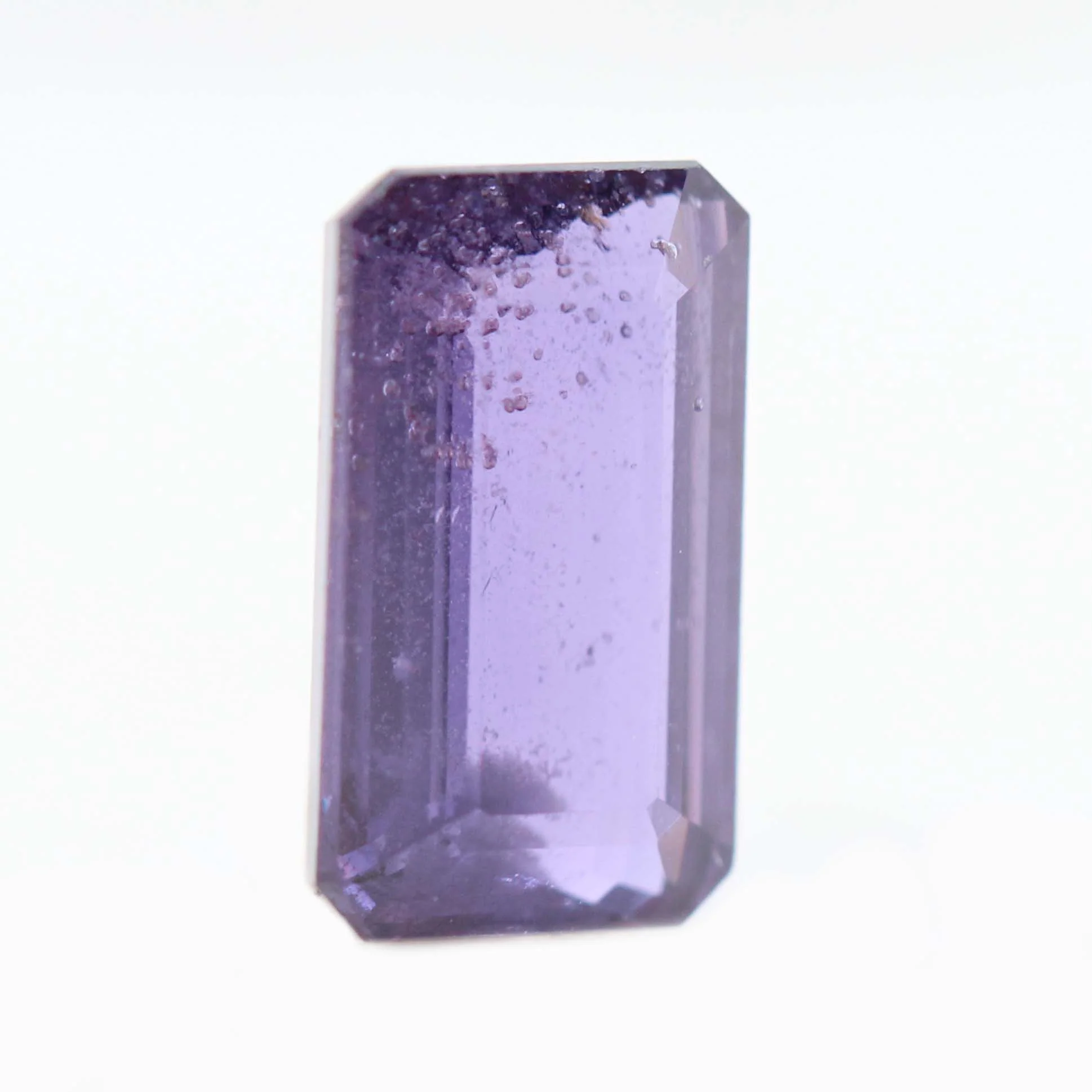 3.45 Carat Emerald Cut Purple Sapphire for Custom Work - Inventory Code EPSAP345 - Image 4