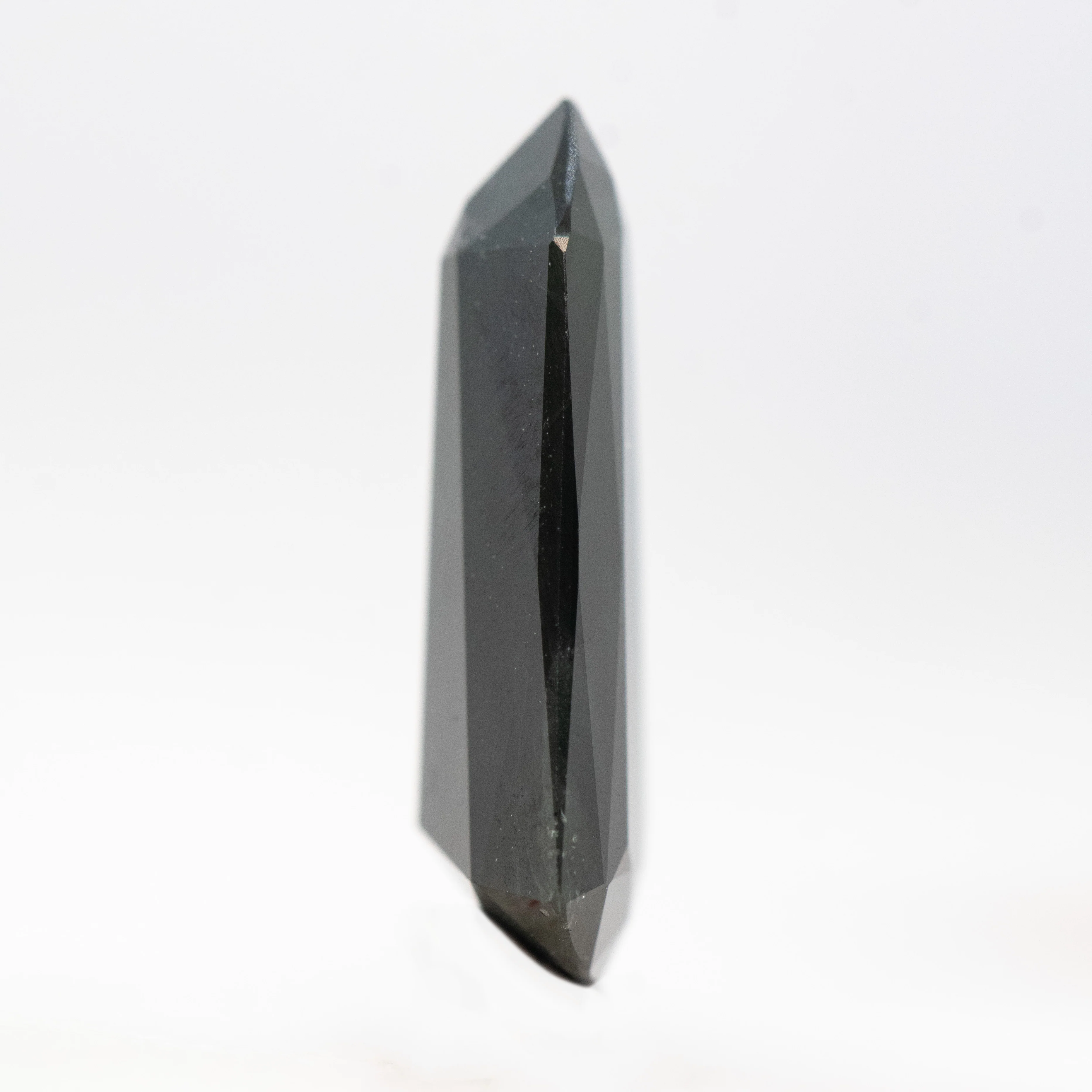 3.51 Carat Dark Teal Shield Cut Sapphire for Custom Work - Inventory Code TSS351 - Image 5