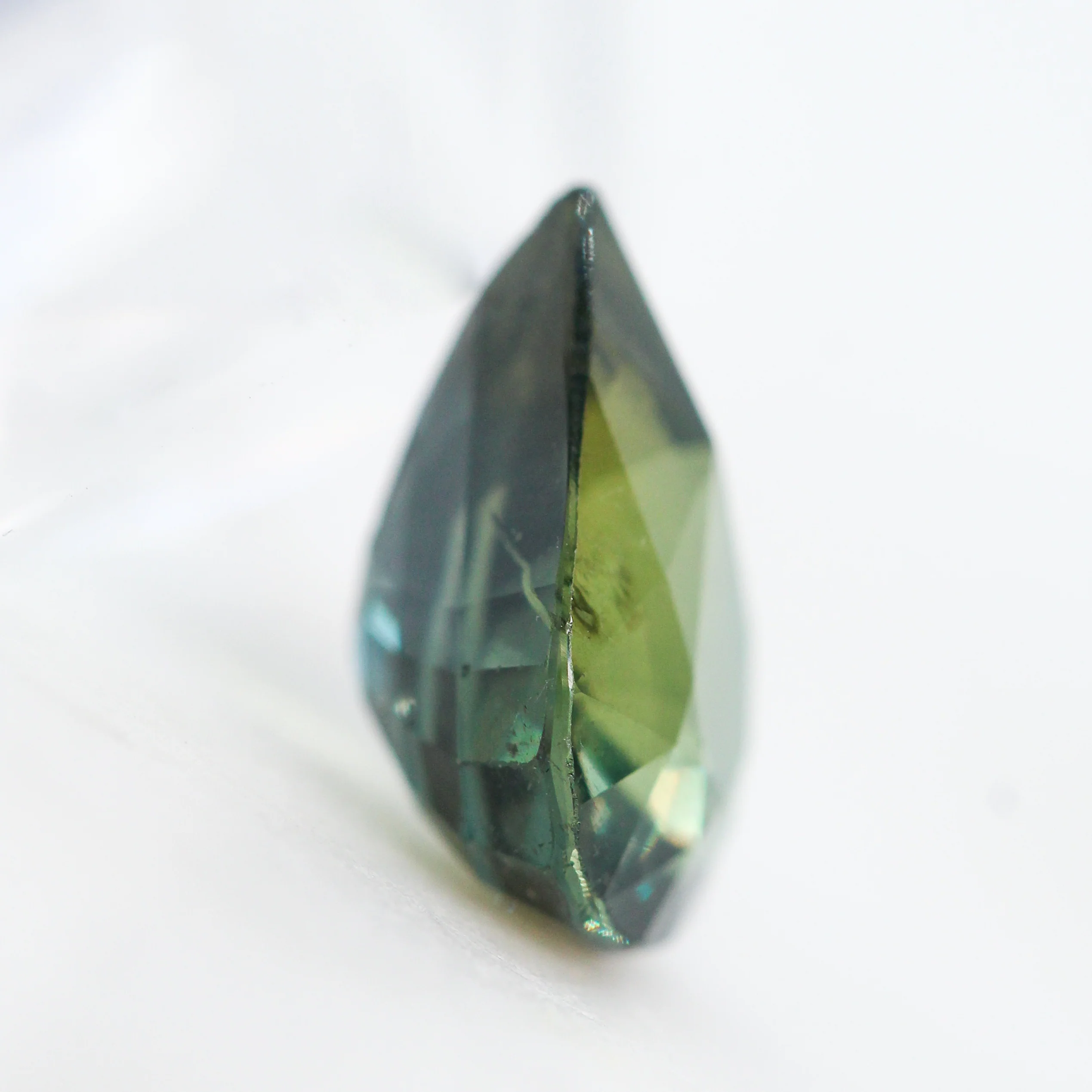 4.80 Carat Green Pear Sapphire for Custom Work - Inventory Code GPS480 - Image 5