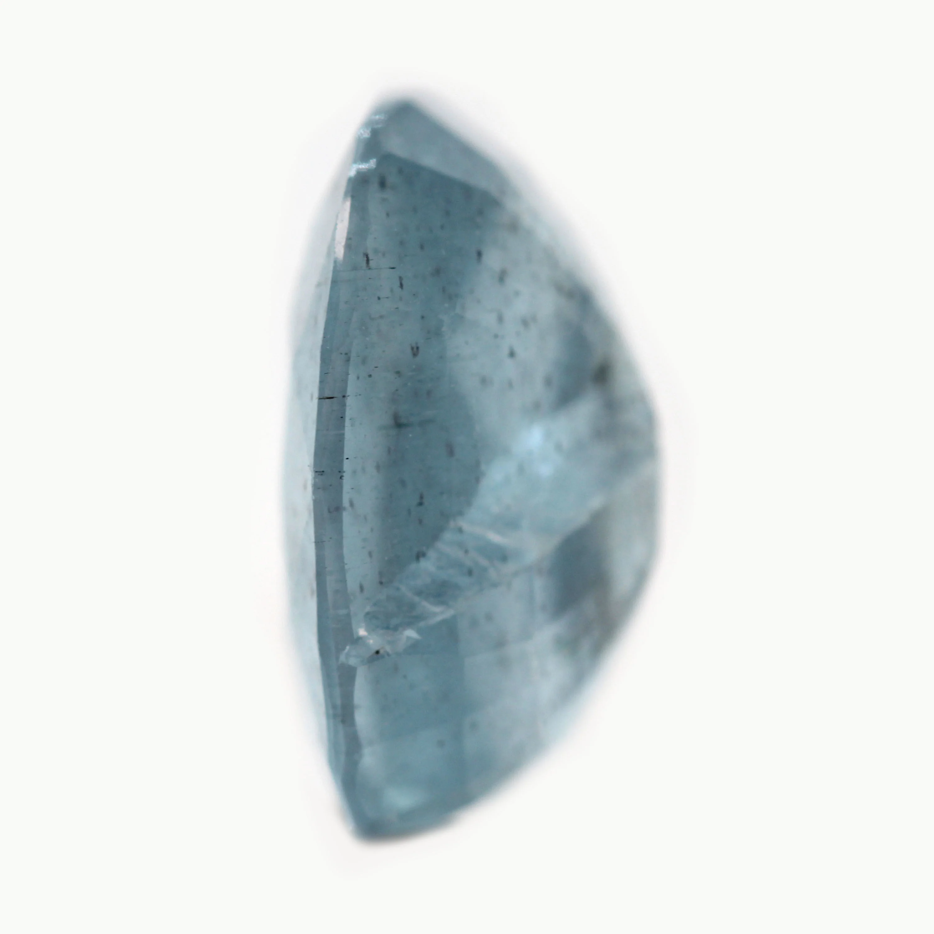 5.00 Carat Oval Mossy Aquamarine for Custom Work - Inventory Code OMA500 - Image 5