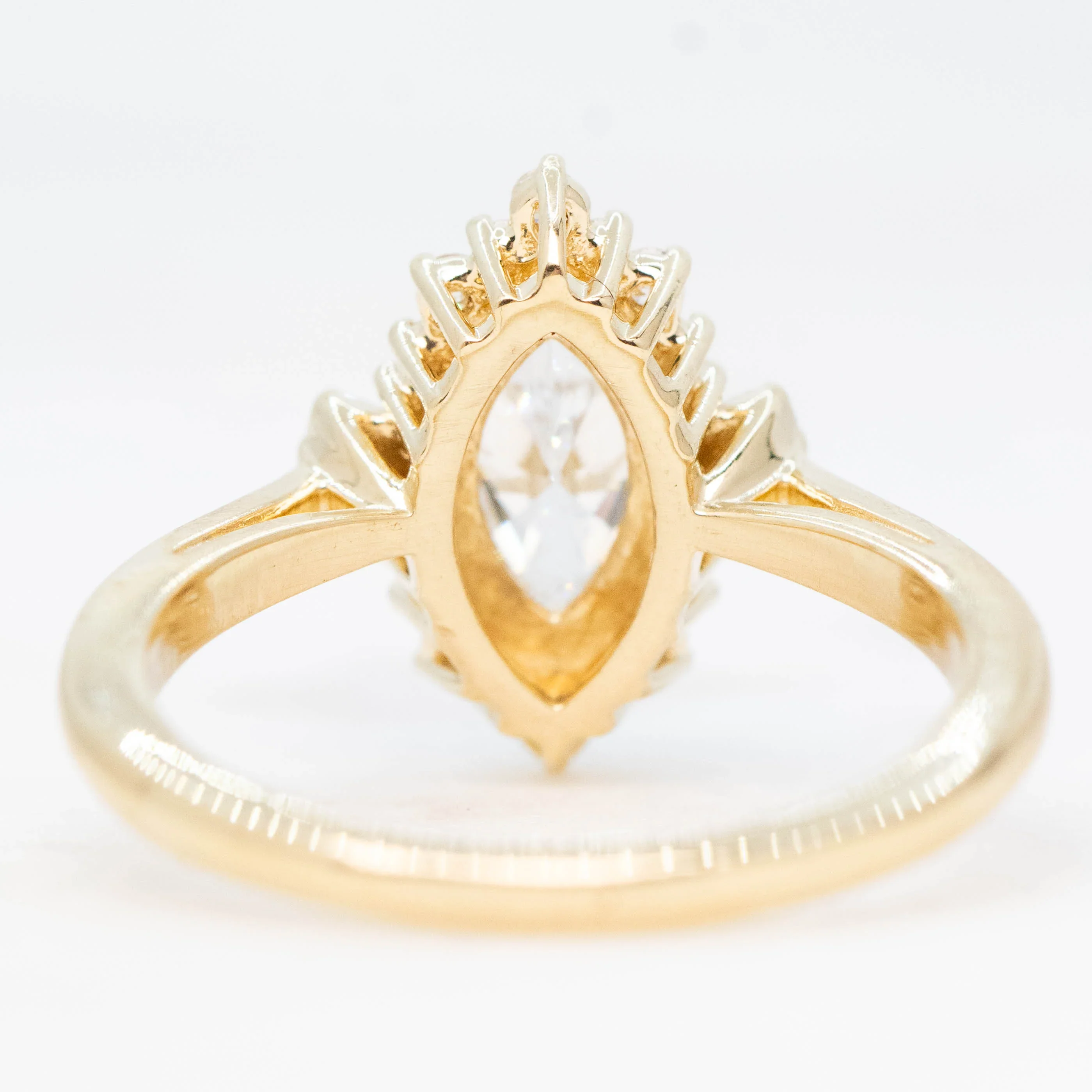 Meghan Ring with a 0.80 Carat Marquise Lab Diamond - Made to Order - Image 5