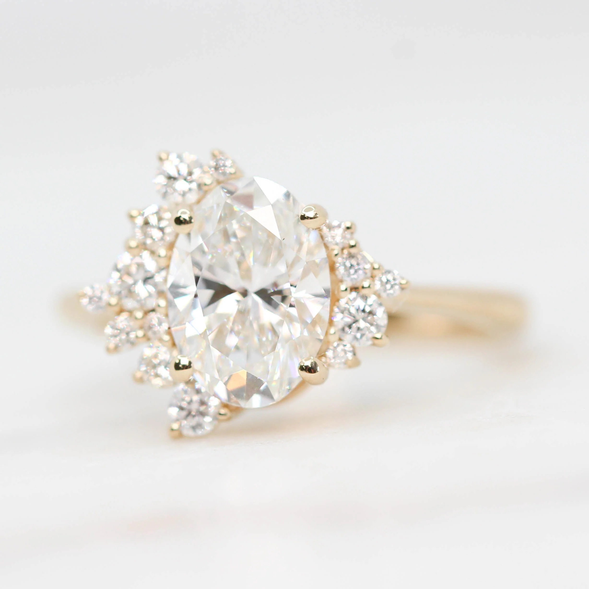 Orion Ring with a 1.50 Carat Oval Lab Diamond - Made to Order - Image 4