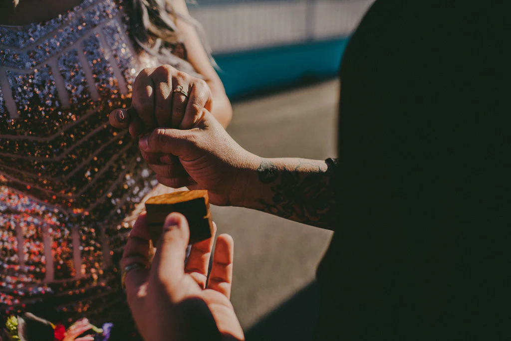 Rough Diamond Solitaire Ring - Made to Order - Image 13